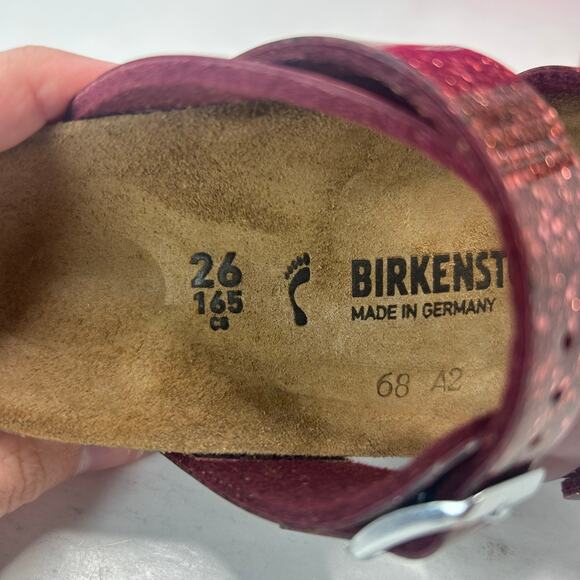Birkenstock Salina Sandal Cosmic Sparcle Port Mix Kid's 8/EU 26 NWB Narrow Fit - Picture 9 of 10